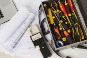 電気工事の道具